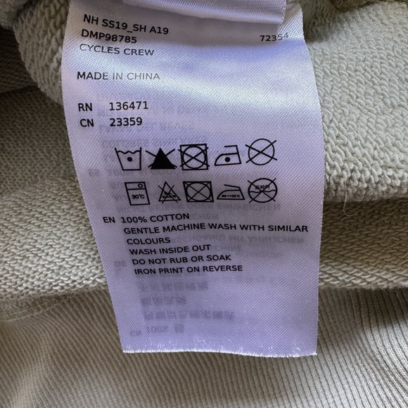 DEUS EX MACHINA Motorcycles Embroidered Pullover‎ Sweatshirt Mens XS Green Ride - Picture 13 of 15